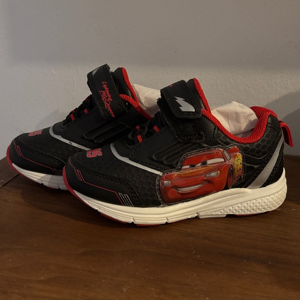 Disney Cars Kids Sneakers - Black and Red